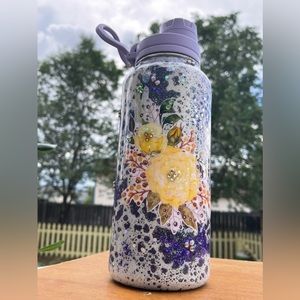 Power wash glitter tumbler